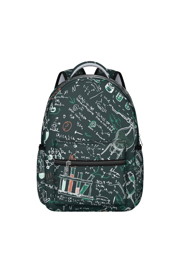 Laboratory Experiment Ready Backpack - Waterproof & Breathable Bookbag with Padded Straps for Scientific Knowledge