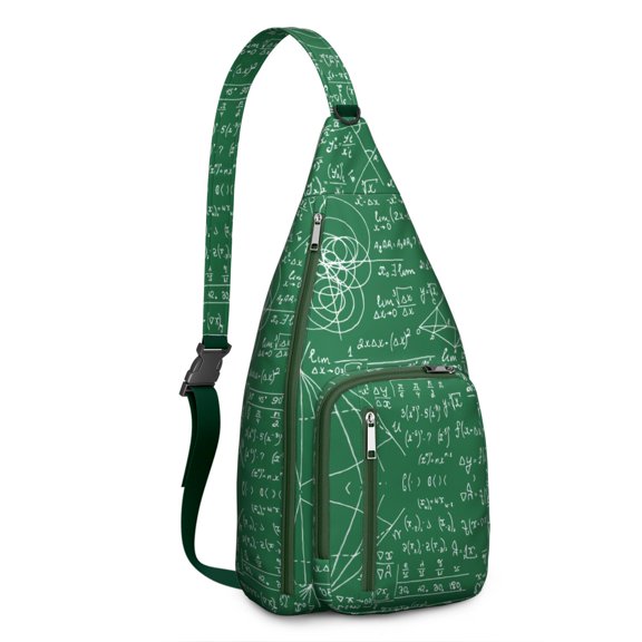 Laboratory Experiment Sling Bag - Scientific Knowledge Inspired Waterproof Shoulder Pack, Durable Crossbody Chest Bag for Science Classroom & Outdoor Adventures