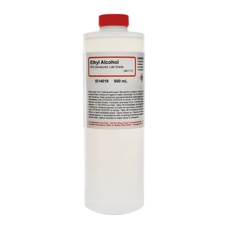 Laboratory-Grade Denatured Ethyl Alcohol, 95%, 500mL - The Curated Chemical Collection