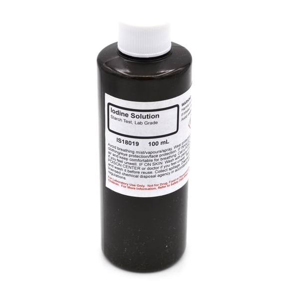 Laboratory-Grade Iodine Solution, 100mL - The Curated Chemical Collection