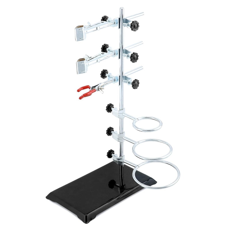 Laboratory Grade Metalware Set, Lab Support Stand Set with Iron Clamp ...