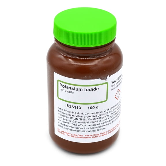 Laboratory-Grade Potassium Iodide, 100g - The Curated Chemical Collection