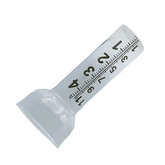 Laboratory Grade Precipitation Measurement Tool with Clear Double Scale Marking for Outdoor Monitoring & Kitchen Use