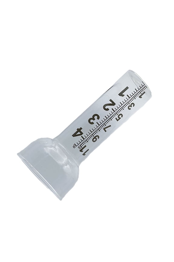 Laboratory Grade Precipitation Measurement Tool with Clear Double Scale Marking for Outdoor Monitoring & Kitchen Use
