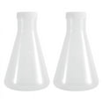 thumbnail image 1 of Laboratory Graduated Plastic Conical Flask, Measurable, Smooth Thick Wall, Two Bot G21461, 1 of 6