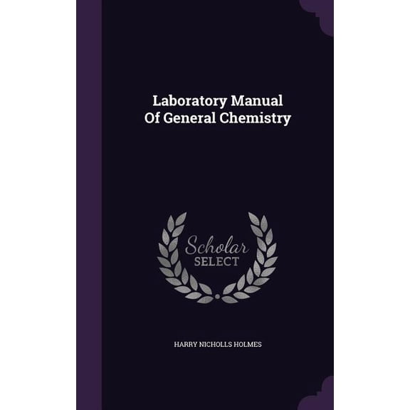 General Chemistry Laboratory Manual Hayden Mcneil