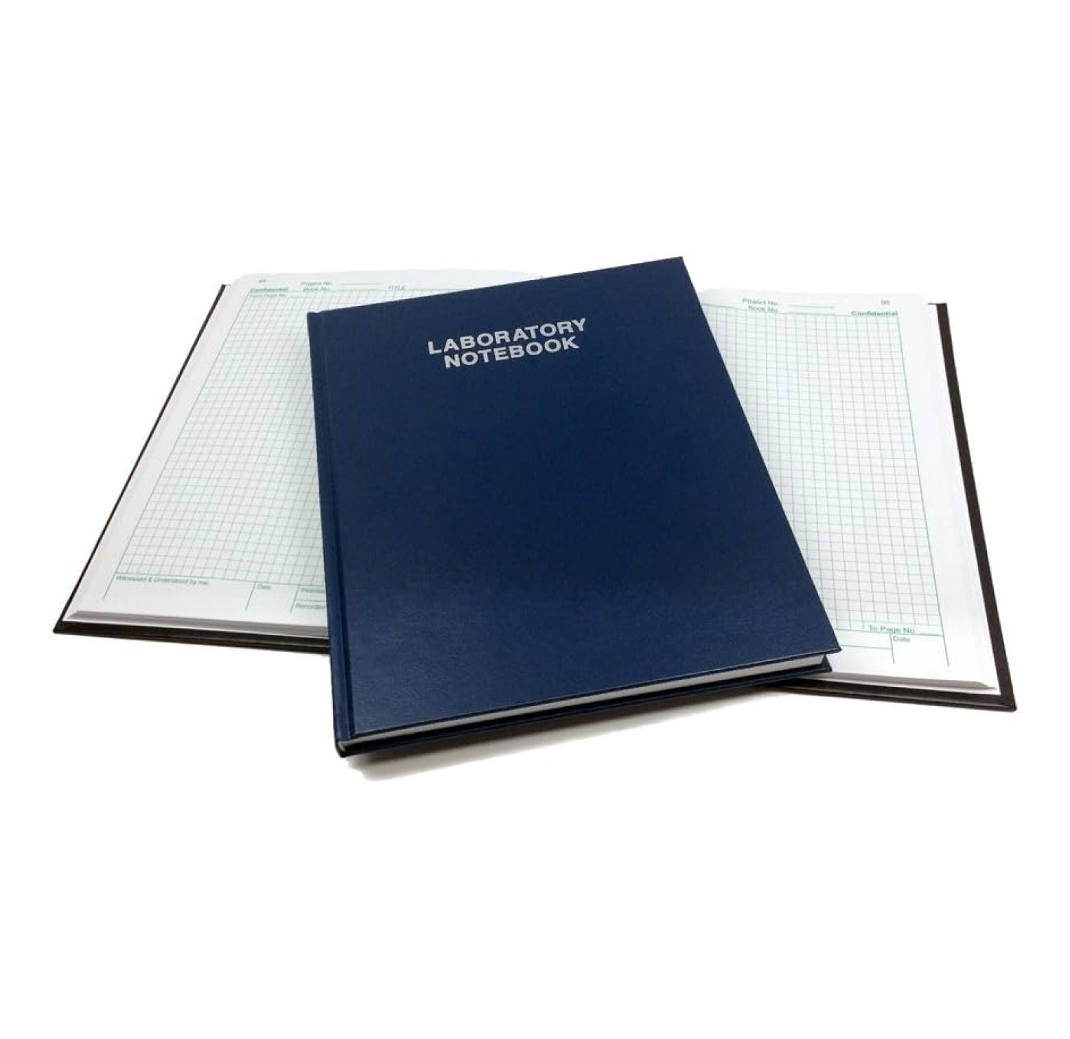 Laboratory Notebook - Blue Hardcover, 192 Pages - Recycled Paper, Section Sewn, 9.5 x 11.5 Inch - Archival Quality Lab Notebook for Scientists & Students 9.25" x 11.25" - 192 graph pg