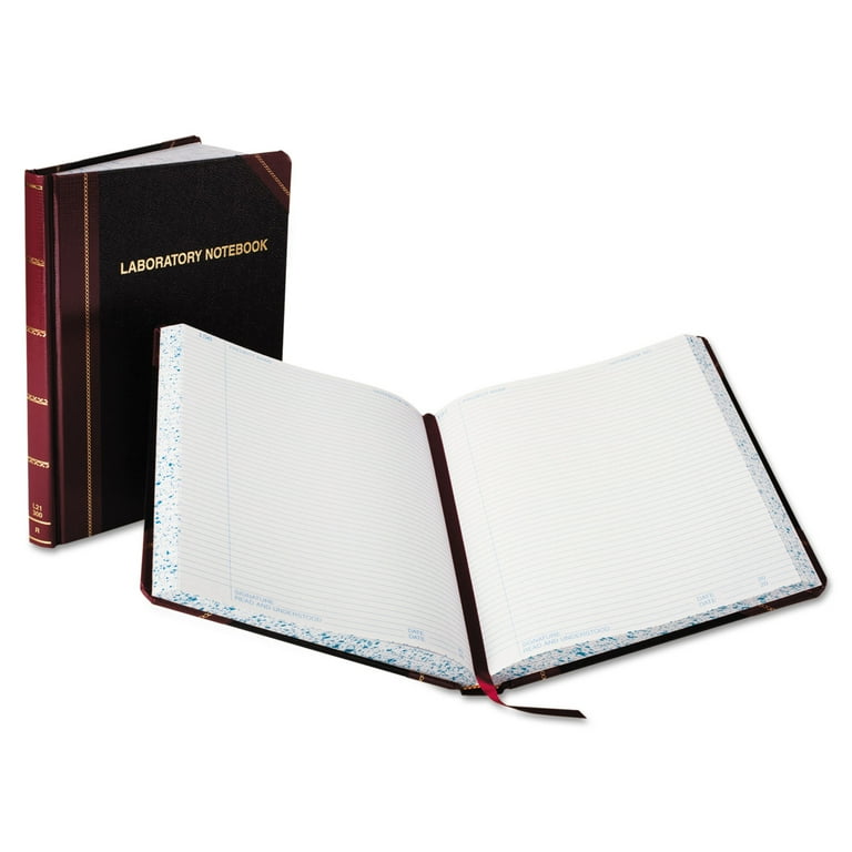 Laboratory Notebook, Data/Lab-Record Format, Black/Red Cover, (300) 10.38 x 8.13 Sheets Laboratory Notebook, Data/Lab-Record Format, Black/Red Cover, (300) 10.38 x 8.13 Sheets