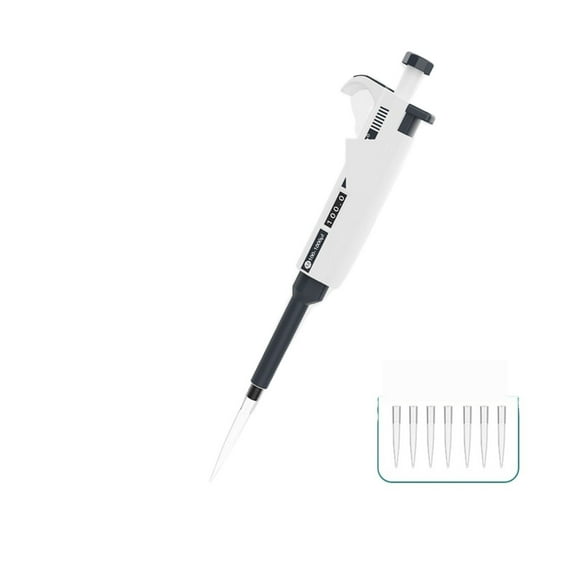 Laboratory Pipette Plastic Pipettes Dropper Manual Digital Adjustable Micropipette Lab Equipment With Pipette Tips ,High Speed Accuracy