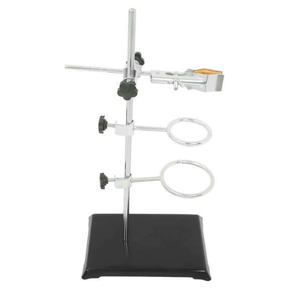 Laboratory Ring Stand Laboratory Stand Adjustable Ring Stand Ring Clamp Flask Clamp Biology Experiments Laboratory Stand for Schools and Research Laboratory