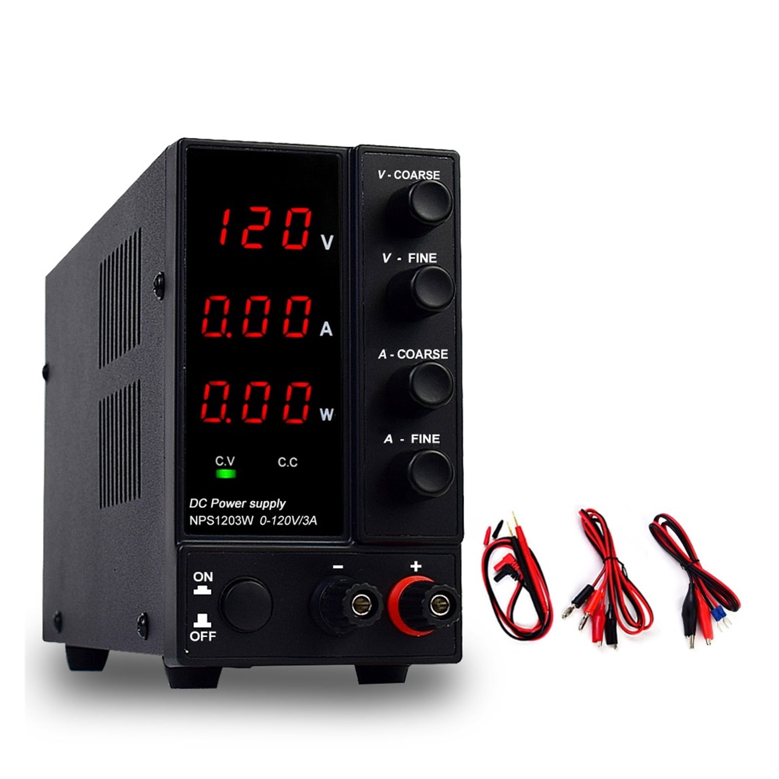 Laboratory Switching Power Supply Adjustable 120V 3A Variable Voltage Regulator Stabilizer Bench Source Dc Power Supply ,Easy to Use