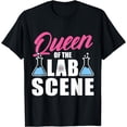 thumbnail image 1 of Laboratory Tech Queen Of The Lab Scene Lab Tech T-Shirt, 1 of 4