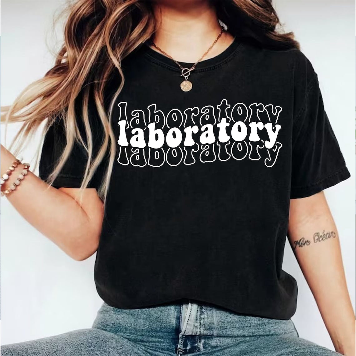 Laboratory Tee, Laboratory Crew Sweatshirt Lab Tech Shirt Laboratory