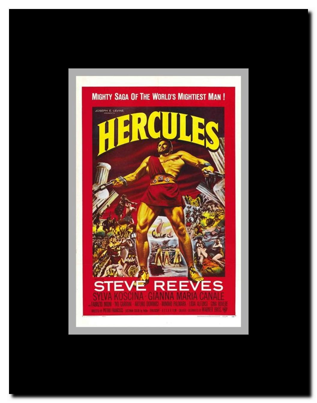 Labors of Hercules Framed Movie Poster