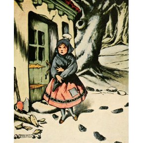 Laboulayes Fairy Book 1920 She went to the forest Canvas Art - Edward McCandlish (24 x 36)