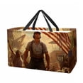 thumbnail image 1 of Labour Day Large Capacity Reusable Foldable Oxford Cloth Storage Basket: Tote Bag, Laundry Organizer, and Storage Box, 1 of 7