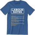 thumbnail image 1 of Labour Rates Mechanic Electrician Plumber Builder Men's T-Shirt, 1 of 4