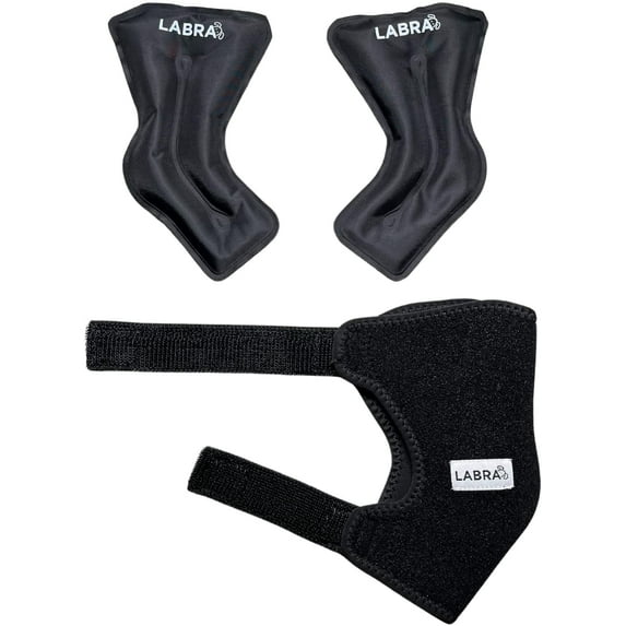 Labra Canine Dog Ice and Heat Therapy Compression Brace (Medium)