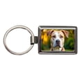 thumbnail image 1 of Labrabull Dog Photo Metal Rectangle Keychain, 1 of 7