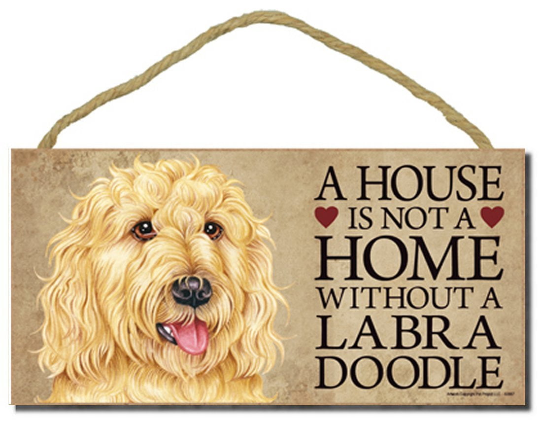Vintage Metallschild 'A House Is Not A Home Without Labrador' - 20x30 Cm, Wetterfest