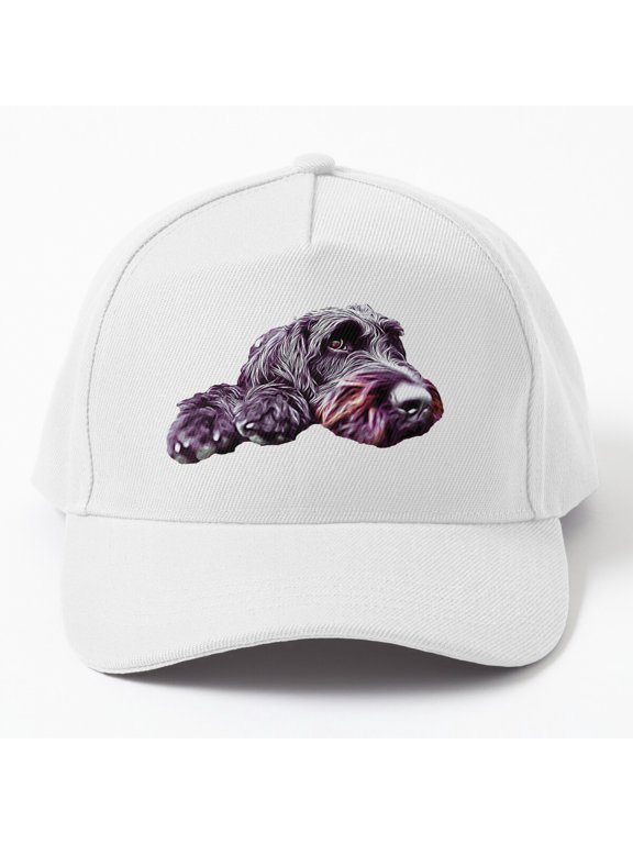 Labradoodle Baseball Cap, Poodle Mix Dog Breed Graphic Design, Classic Everyday Hat