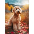 thumbnail image 1 of Labradoodle Blonde -  Best of Breed DCR Falling Leaves House Flag, 1 of 1