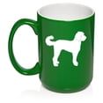 thumbnail image 1 of Labradoodle Ceramic Coffee Mug Tea Cup Gift (15oz Green), 1 of 1