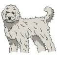 thumbnail image 1 of Labradoodle Decal | Indoor/Outdoor | Dog Lover Super Cute Sticker for SUV Windows, Dorm Rooms, Bedroom, Offices | SignMission personalized gift | 12", 1 of 2