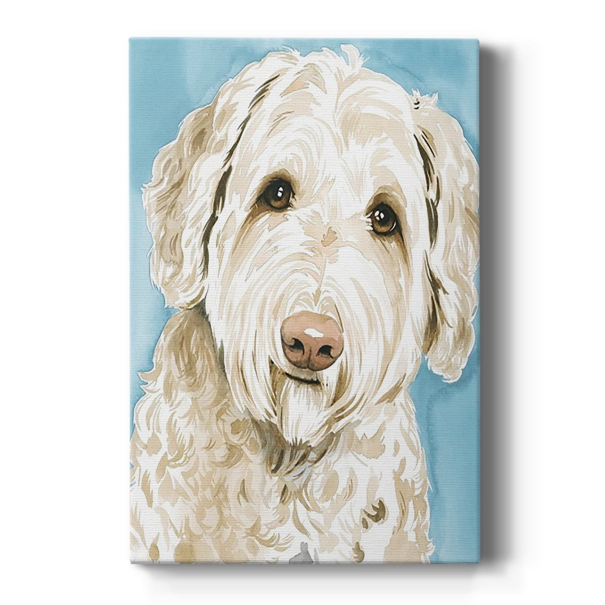 Labradoodle I Premium Gallery Wrapped Canvas - Ready to Hang