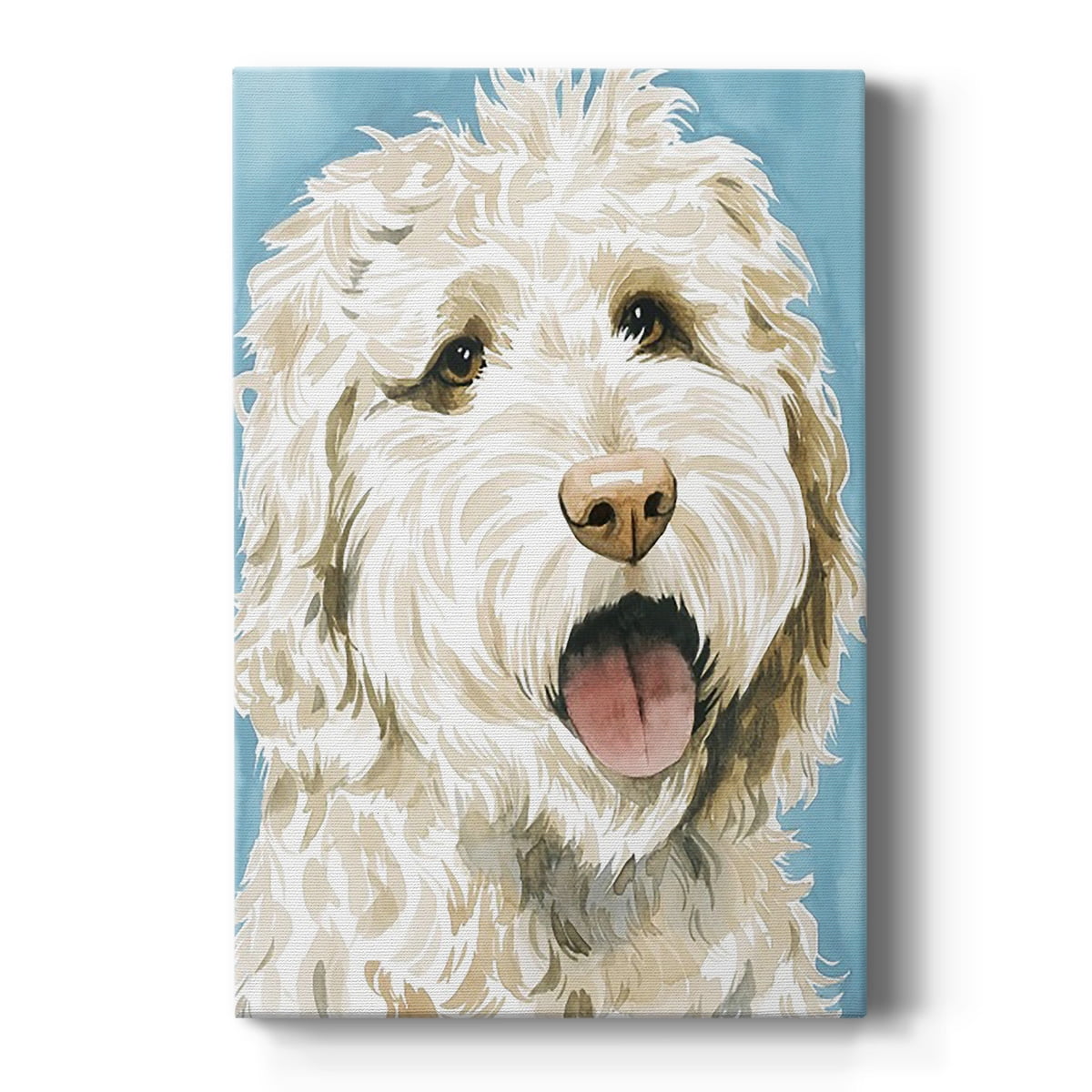 Labradoodle II Premium Gallery Wrapped Canvas - Ready to Hang