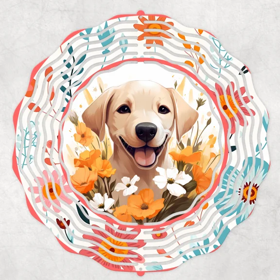Labrador 10" Wind Spinner #1