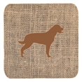 thumbnail image 1 of Labrador Burlap and Brown Foam Coasters, Set - 4, 1 of 1