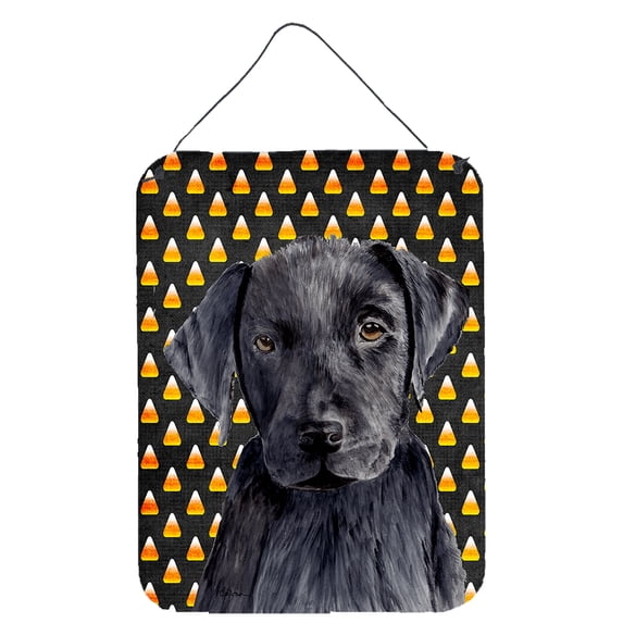 Labrador Candy Corn Halloween Portrait Wall or Door Hanging Prints
