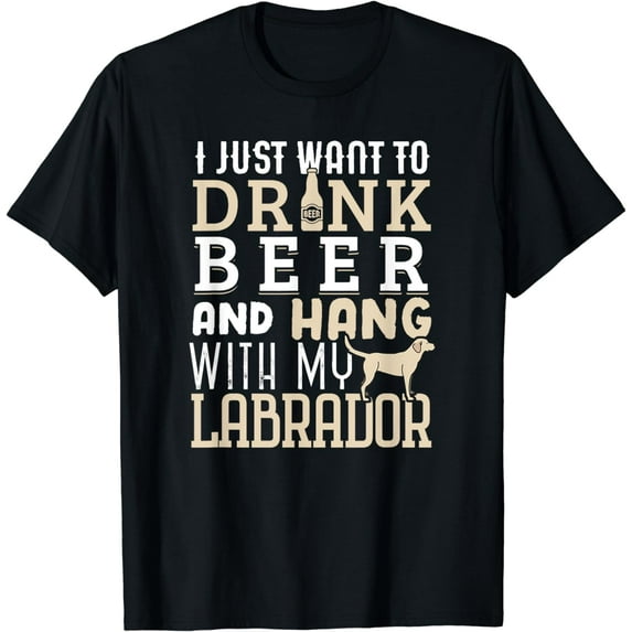 Labrador Dad Shirt Funny Father's Day Lab Retriever Dog Beer T-Shirt mens t shirt,black,women,funny,misfits,men,journey,t-shirt
