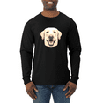 thumbnail image 1 of Labrador Dog Animal Lover Mens Long Sleeve Shirt, 1 of 1