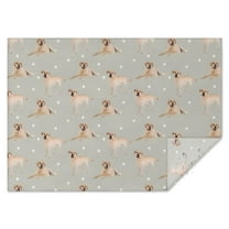 Labrador Dog Rectangle Tablecloth 60"x84",Waterproof Polyester Rectangle Table Cloth, Wipeable Spillproof Polyester Tablecloth for Dining, Camping, Indoor and Outdoor