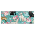 thumbnail image 1 of Labrador Dogs with Pioneer Flower Kitchen Rug Mat,Kitchen Runner Rugs Non Skid Washable,Decorative Kitchen Floor Mats for Kitchen,Sink,Laundry,17"X47", 1 of 5