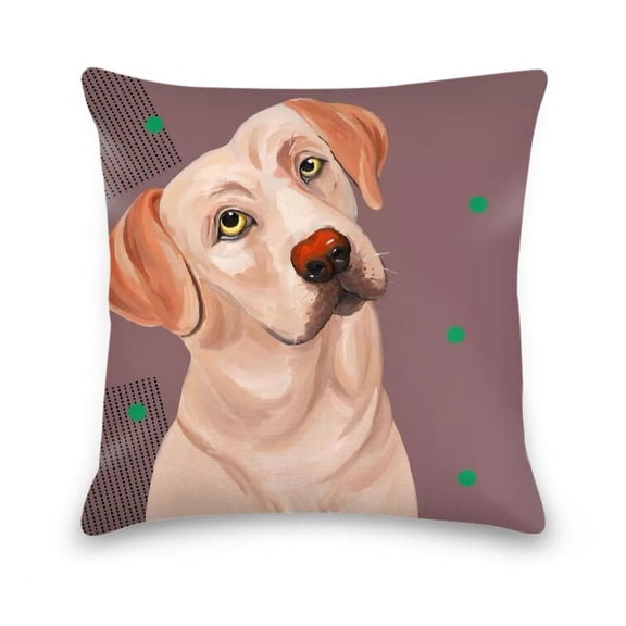 Labrador Dot Pillow