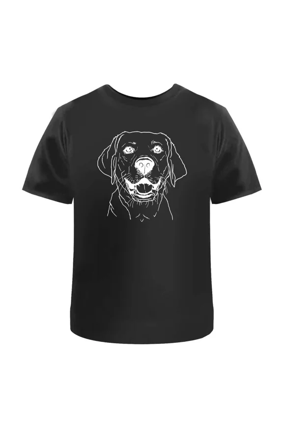 Labrador Face Unisex T-Shirt - 100% Cotton