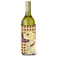 thumbnail image 1 of Labrador Fall Leaves Portrait Wine Bottle Hugger, 1 of 1