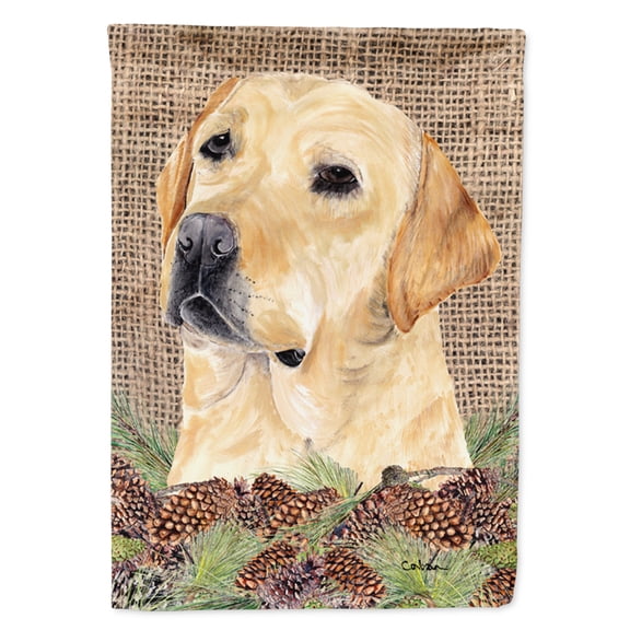 Labrador Flag Canvas House Size