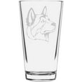 thumbnail image 1 of Labrador Husky Dog Themed Etched All Purpose 16oz Libbey Pint Glass, 1 of 1