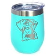 thumbnail image 1 of Bevvee Insulated Wine Tumbler 12 oz Labrador Face Labrador Lover Gifts Tumblers, 1 of 4