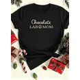 thumbnail image 1 of Labrador Love Moment Chocolate Lab Mom Cute Pet Gift Unisex T-Shirt V12379 up to size 5XL, 1 of 2