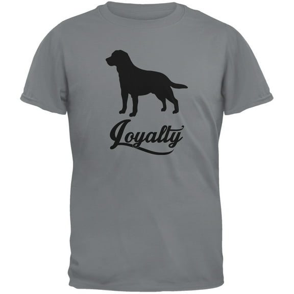 Labrador Loyalty Gravel Adult T-Shirt - Large
