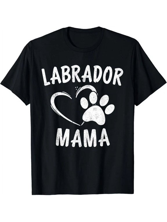 Labrador Mama Gift Black Golden Lab Mom Apparel Dog Owner Gift Unisex T-Shirt