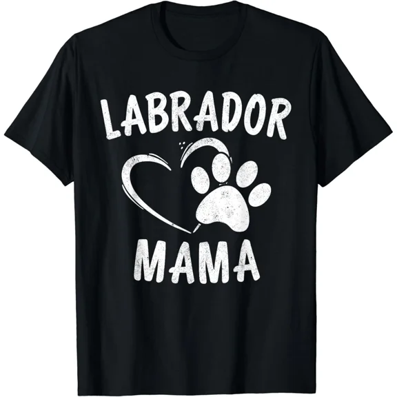 Labrador Mama Gift Black Golden Lab Mom Apparel Dog Owner Gift Unisex T-Shirt