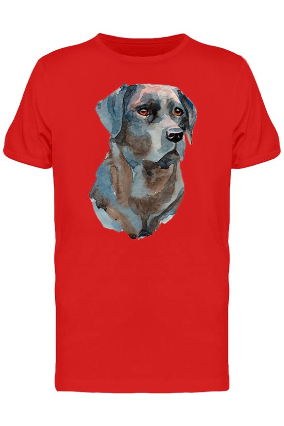 Labrador Painting T-Shirt Men -Image by Shutterstock, Male 3X-Large
