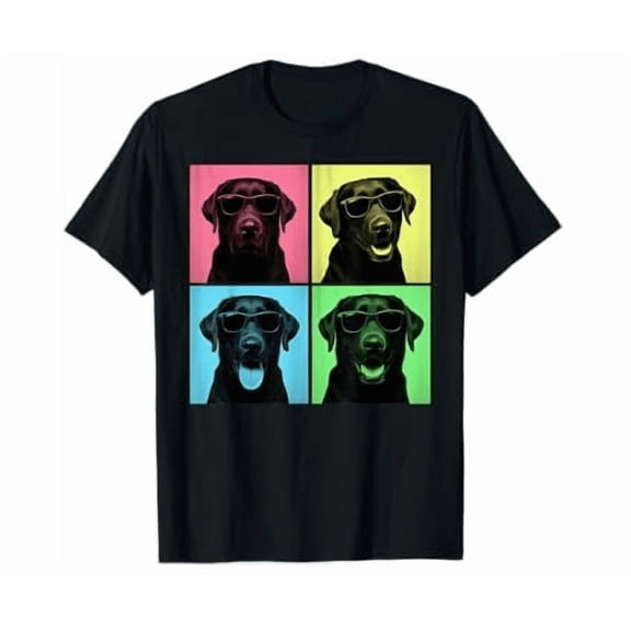 Labrador Pop Art Funny Lab Dog Lover Photo Booth Shirt Hot Trending Shirt, Vintage Birthday Gift