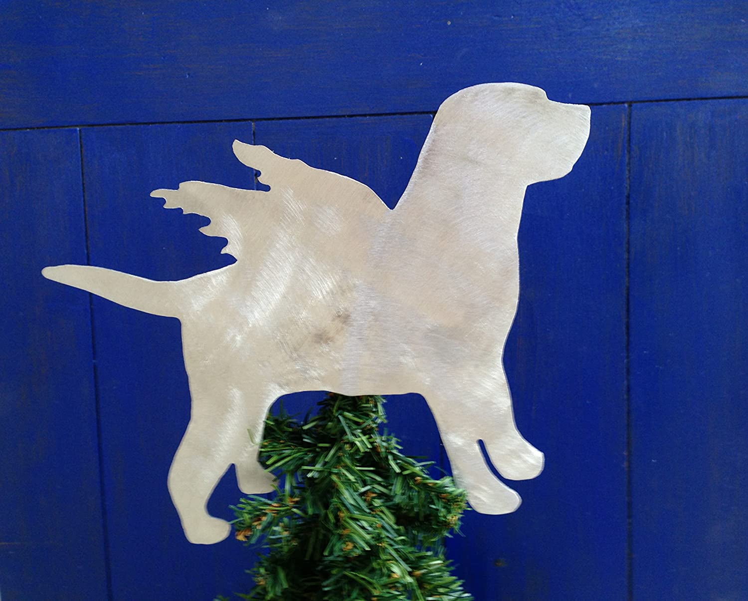 Labrador Retriever Angel Tree Topper, Dog Christmas Tree Topper